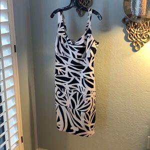 Whbm satin fitted dress size 8.